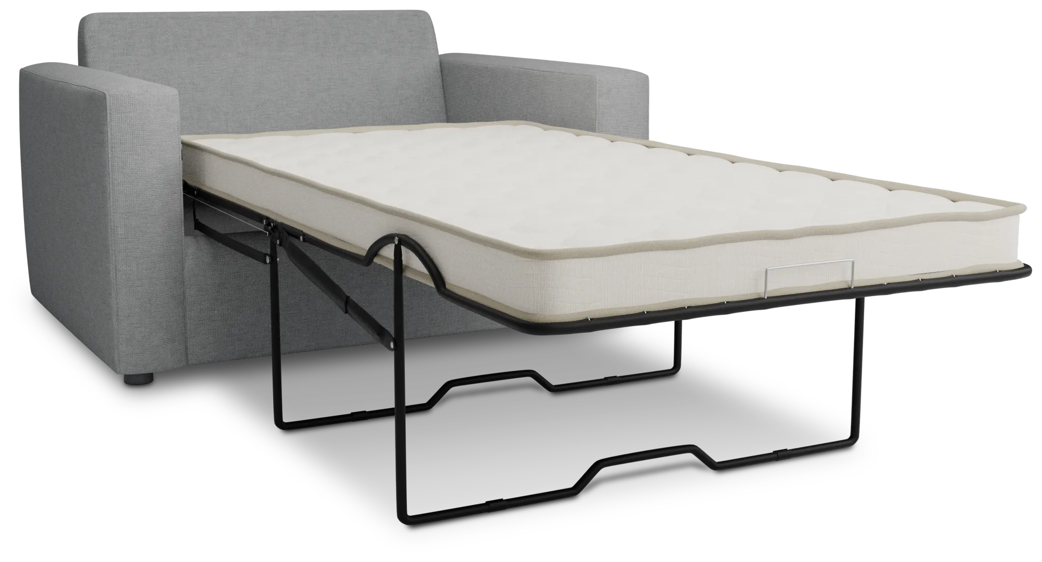 Siesta Suave Gray Fabric Innerspring Sleeper