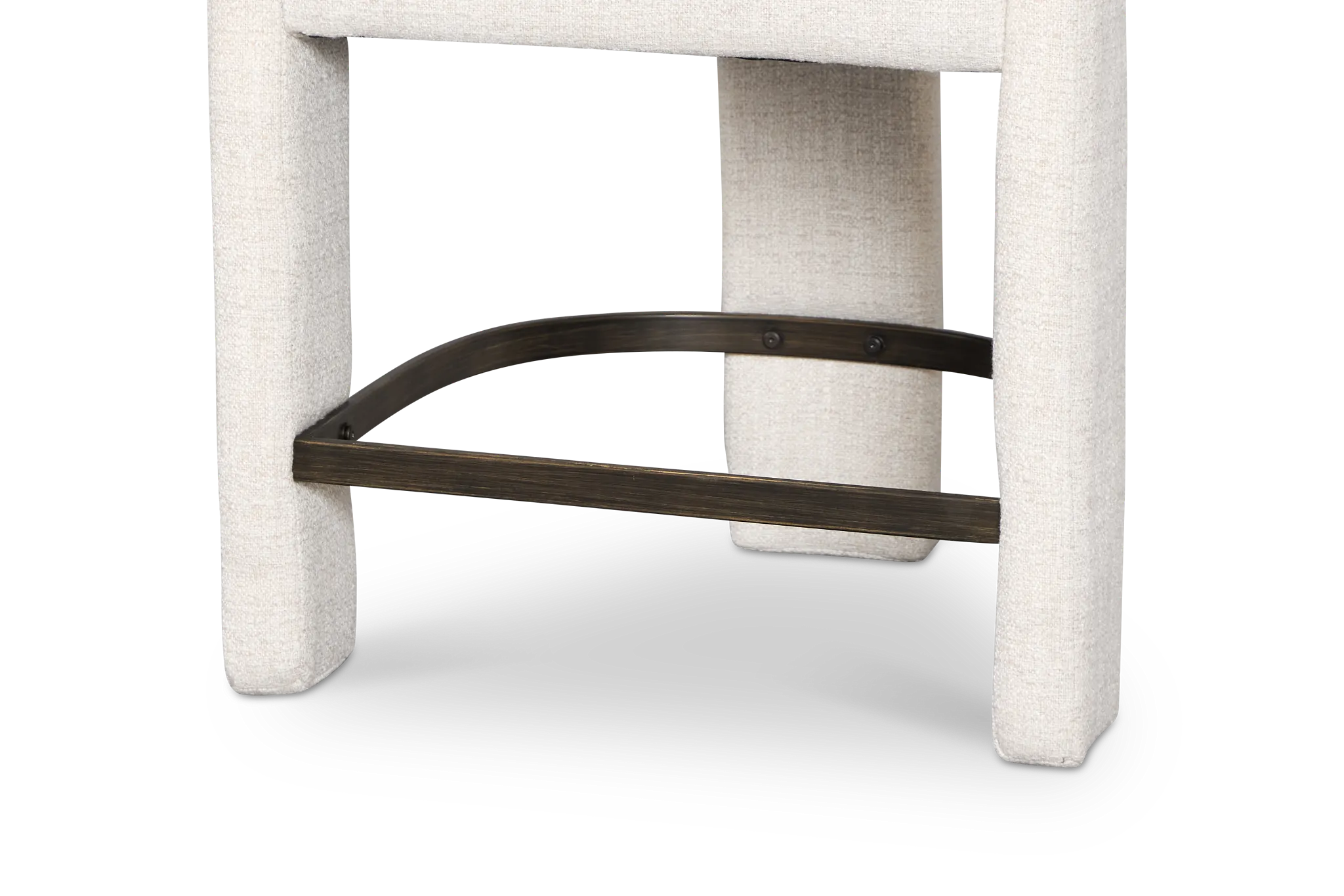Sedona Light Gray Fabric 24" Upholstered Barstool