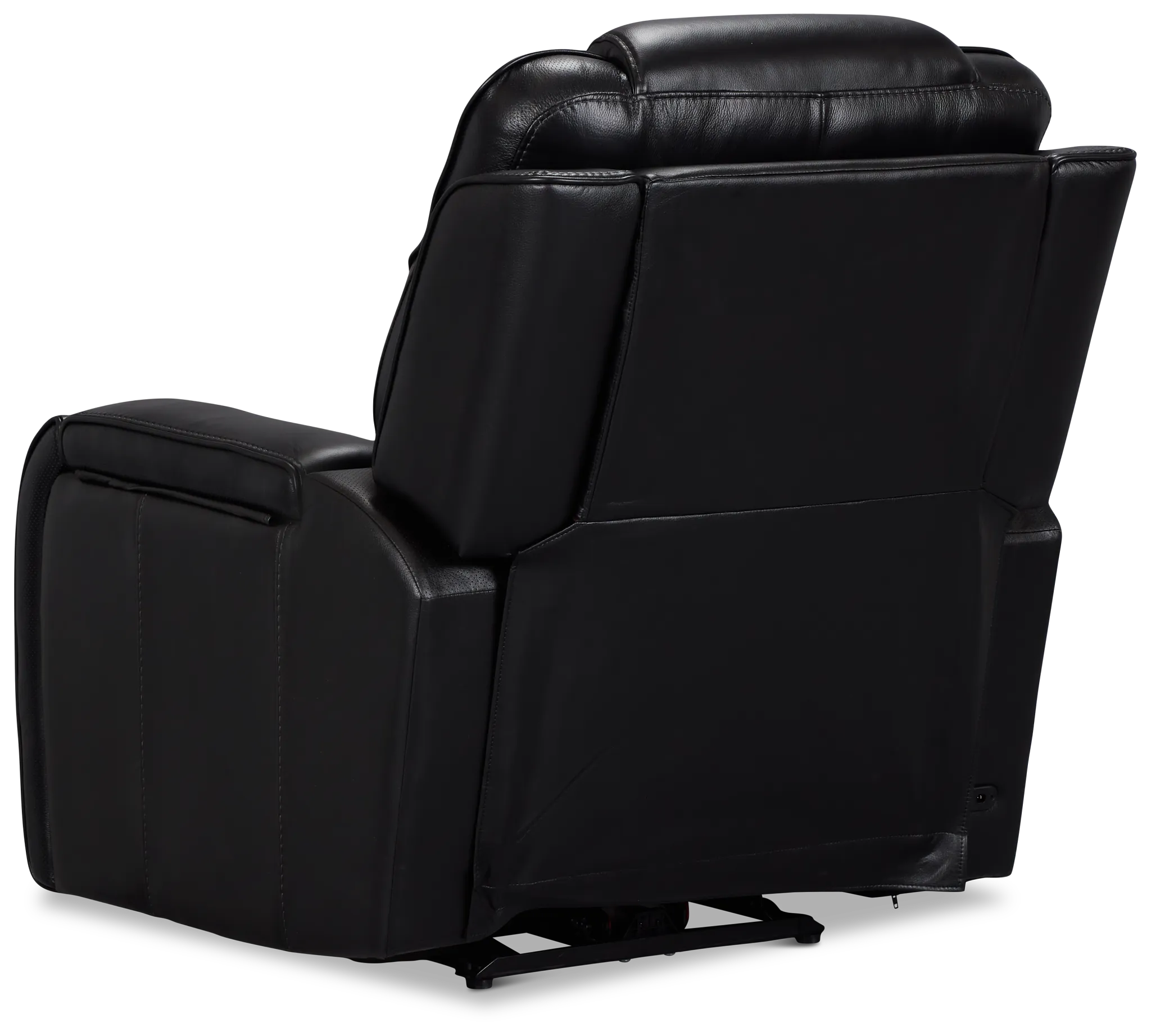 Eclipse Black Lthr/vinyl Power Recliner