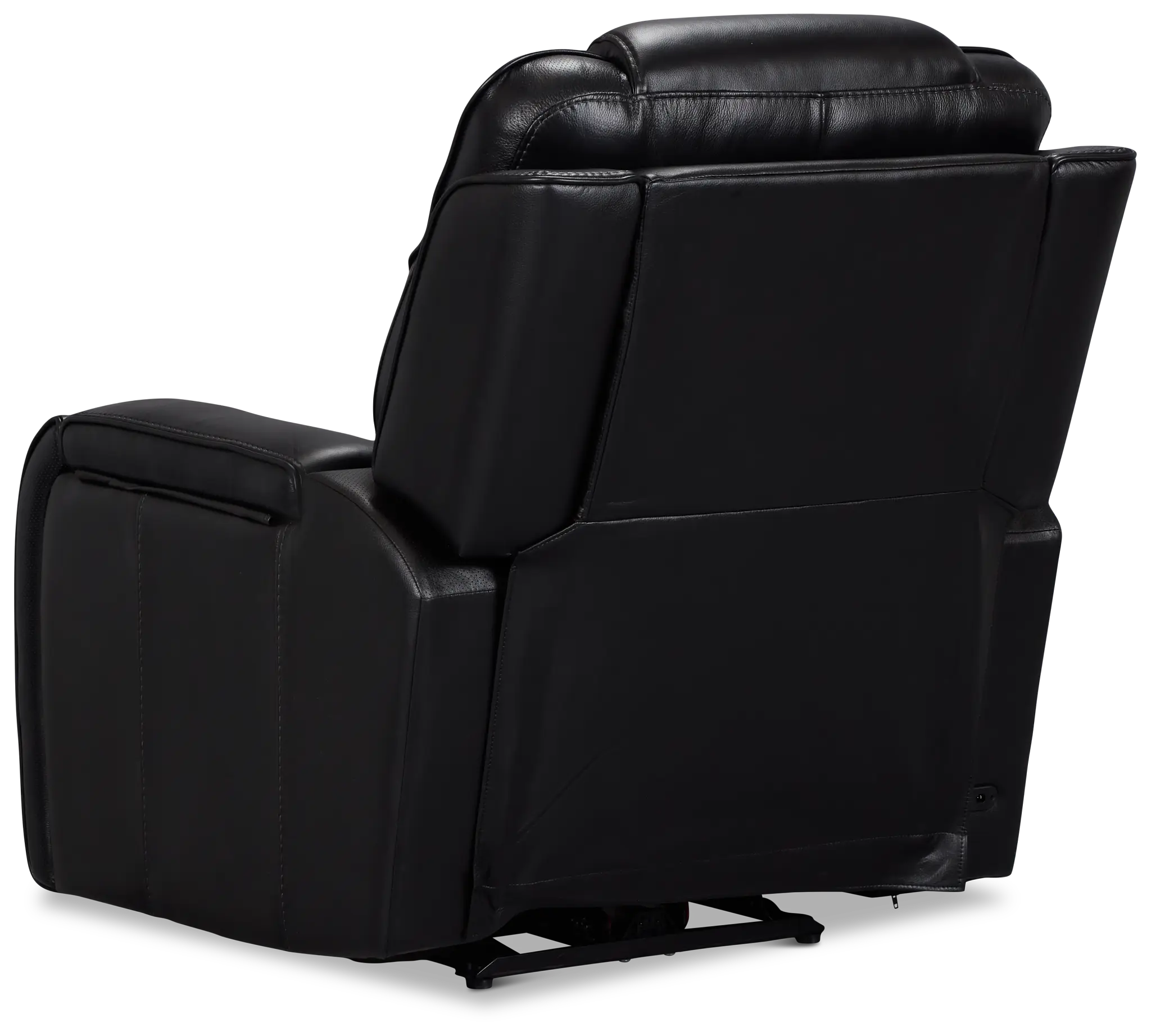 Eclipse Black Lthr/vinyl Power Recliner Eclipse Black Lthr/vinyl Power Recliner