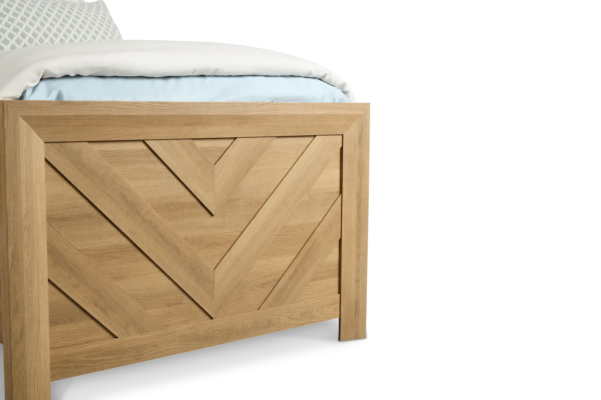 Delray Light Tone Panel Bed Delray Light Tone Panel Bed