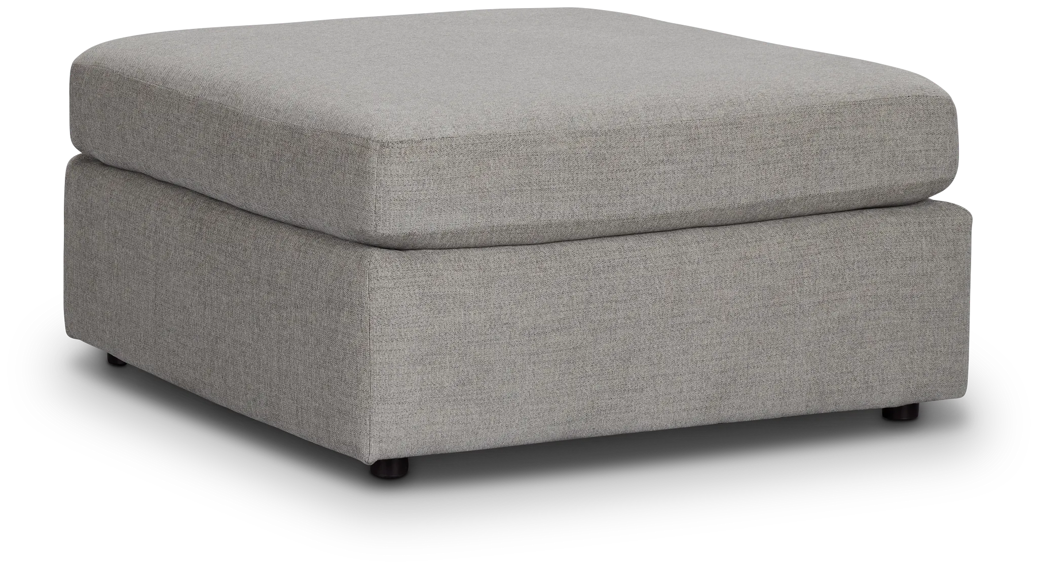 Noah Gray Fabric Cocktail Ottoman