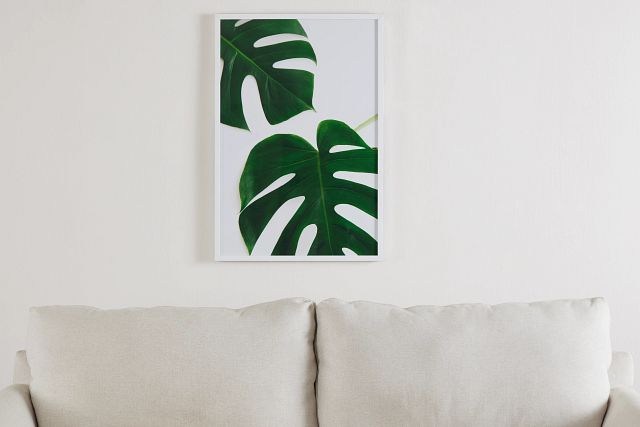 Iris Green Framed Wall Art