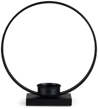 Proti Black Small Candle Holder