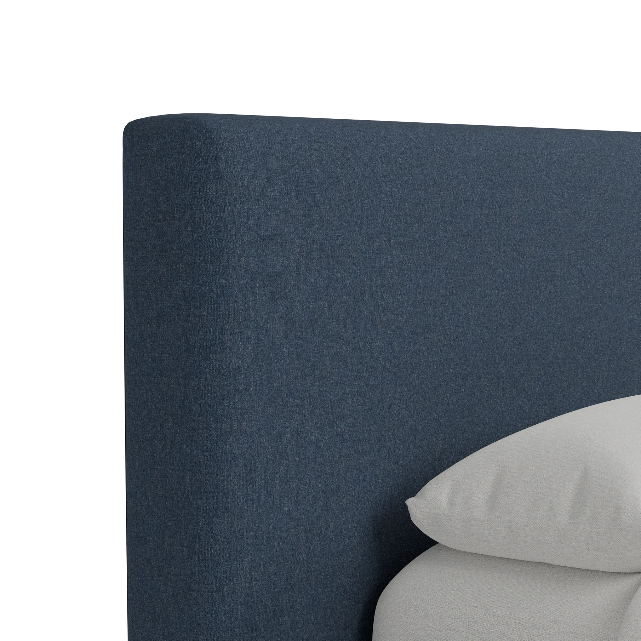 Grayton Maguire Blue 44" Upholstered Platform Bed