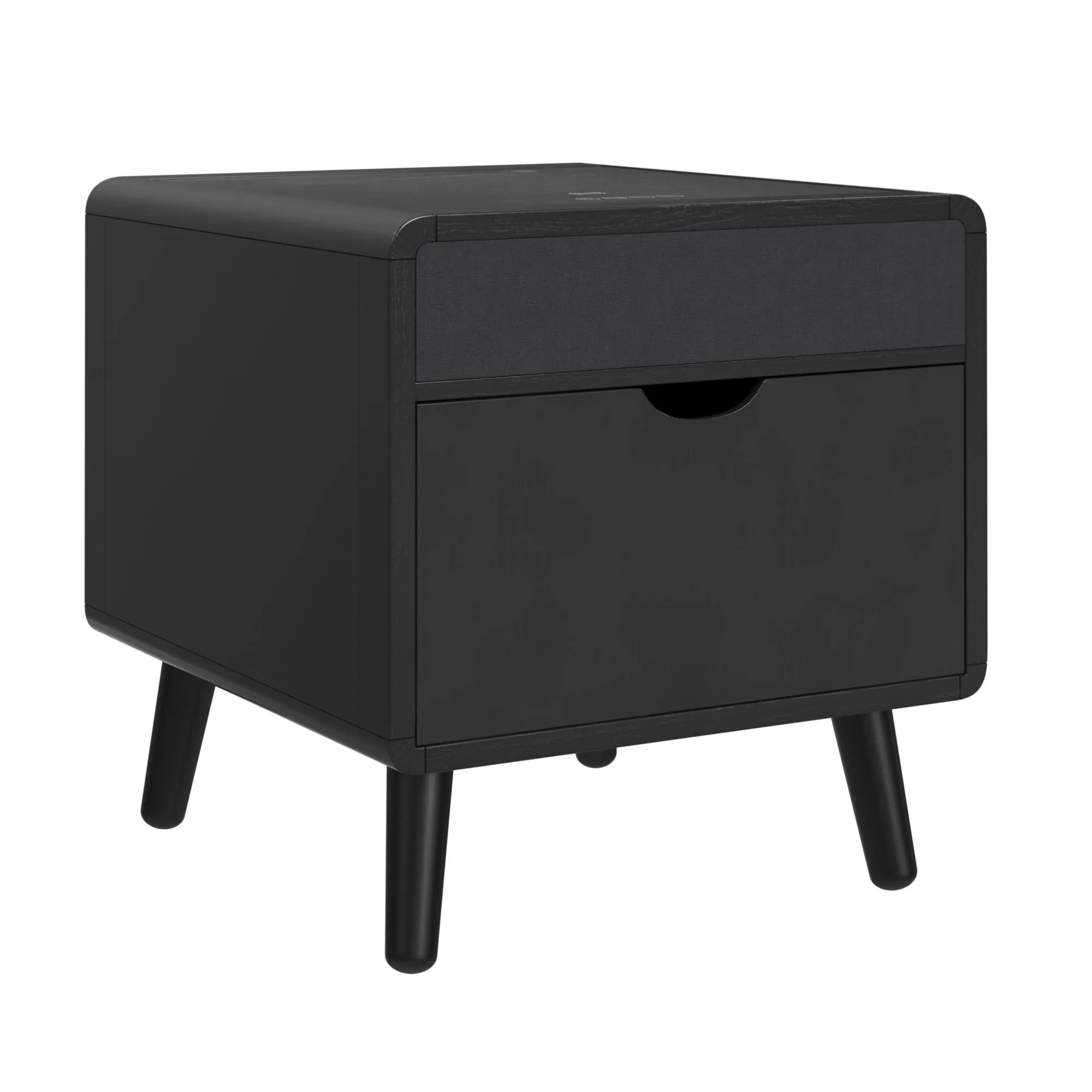 Rupin Black Square End Table