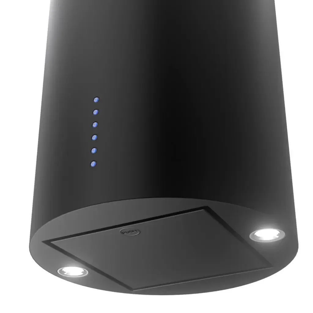 Xo Appliance 16 Series Black Island Vent Hood