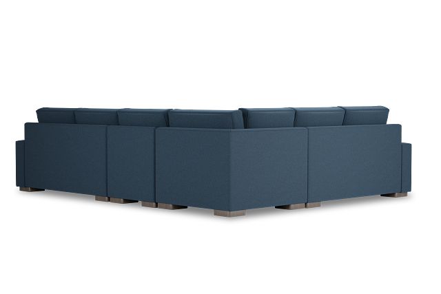 Edgewater Elite Blue Medium Two-arm Sectional