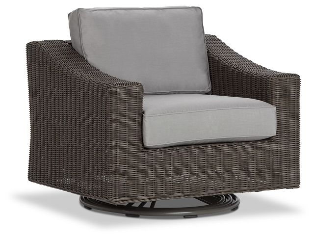 Canyon Gray Swivel Chair