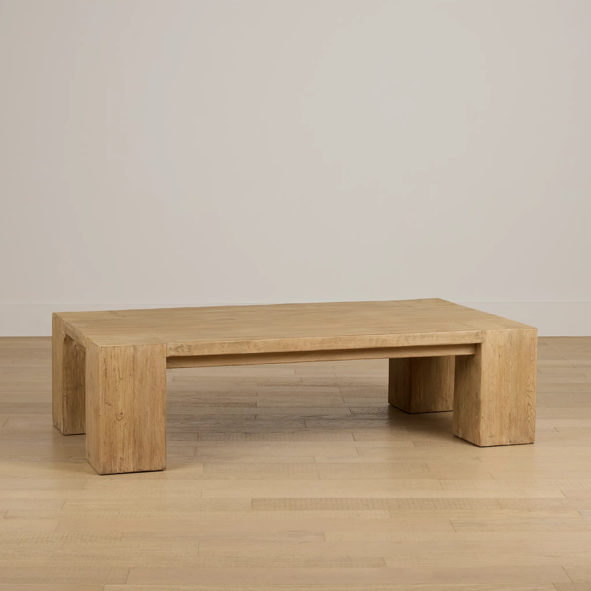 Callan Light Tone Rectangular Coffee Table