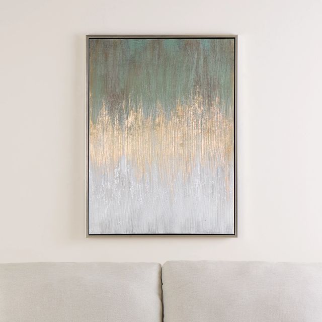 Matalda Green Canvas Wall Art