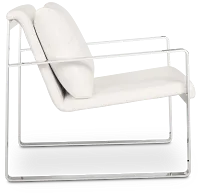 Roslin White Uph Accent Chair