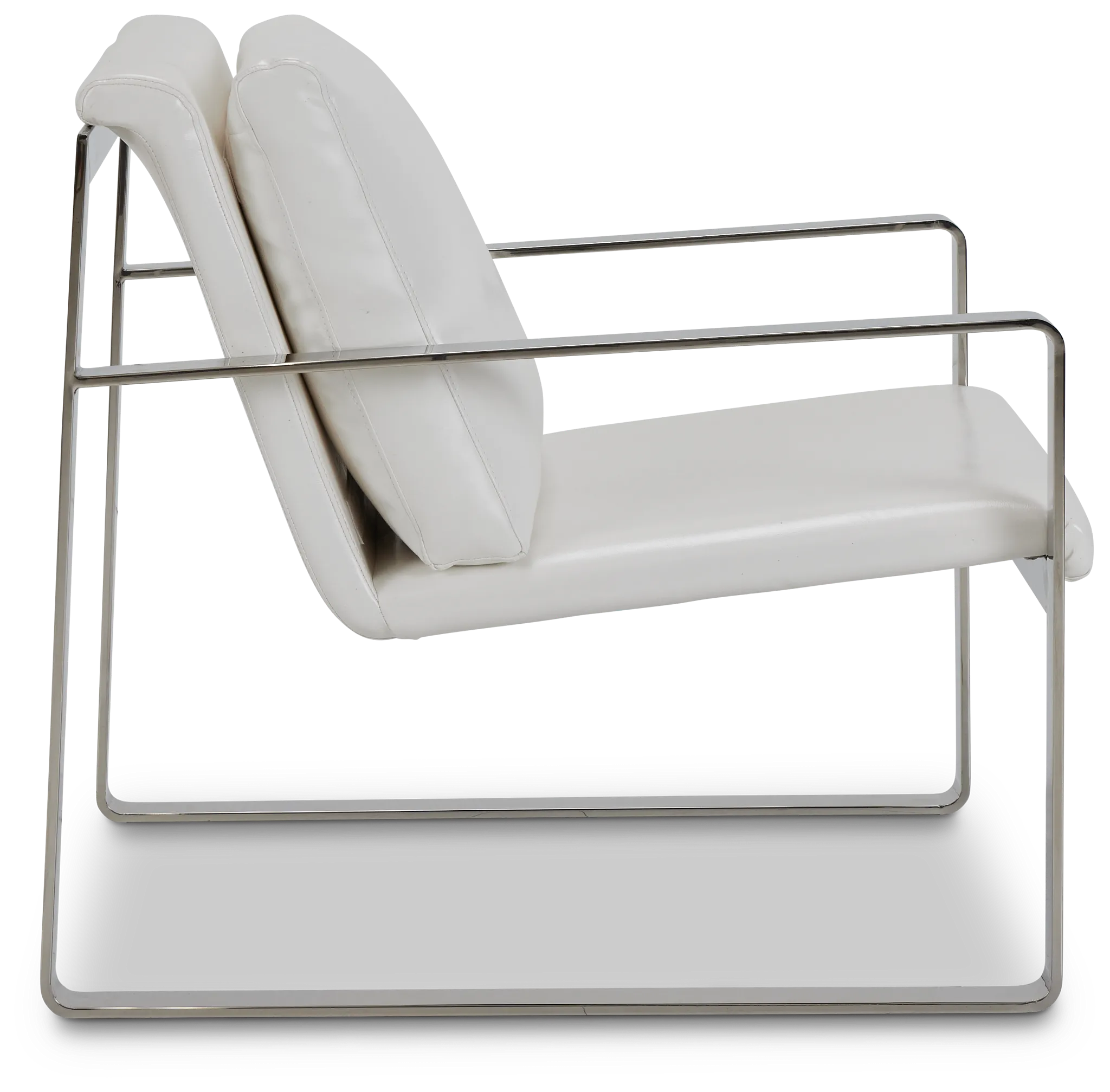 Roslin White Uph Accent Chair