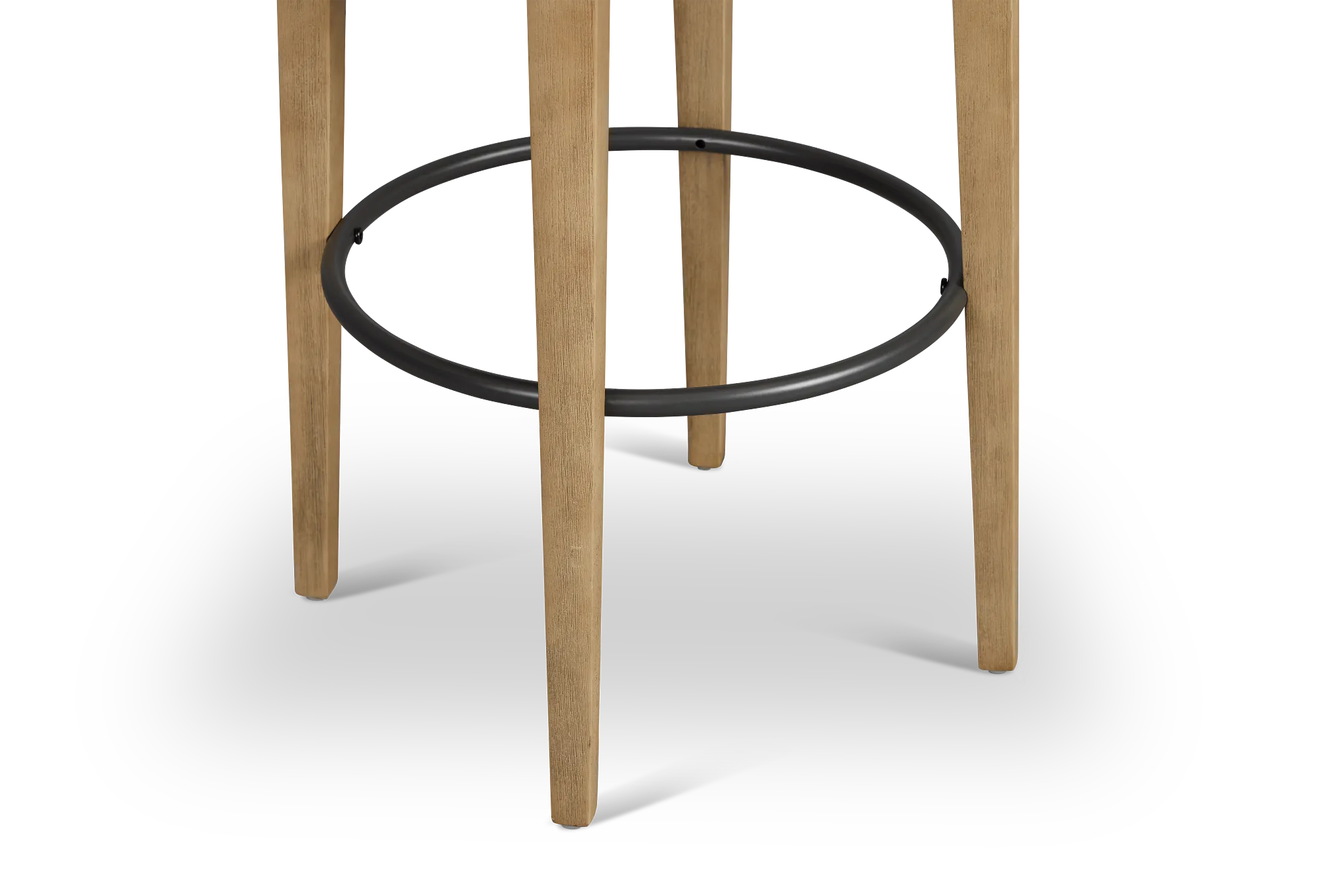 Libby Dark Gray Fabric 24" Upholstered Barstool