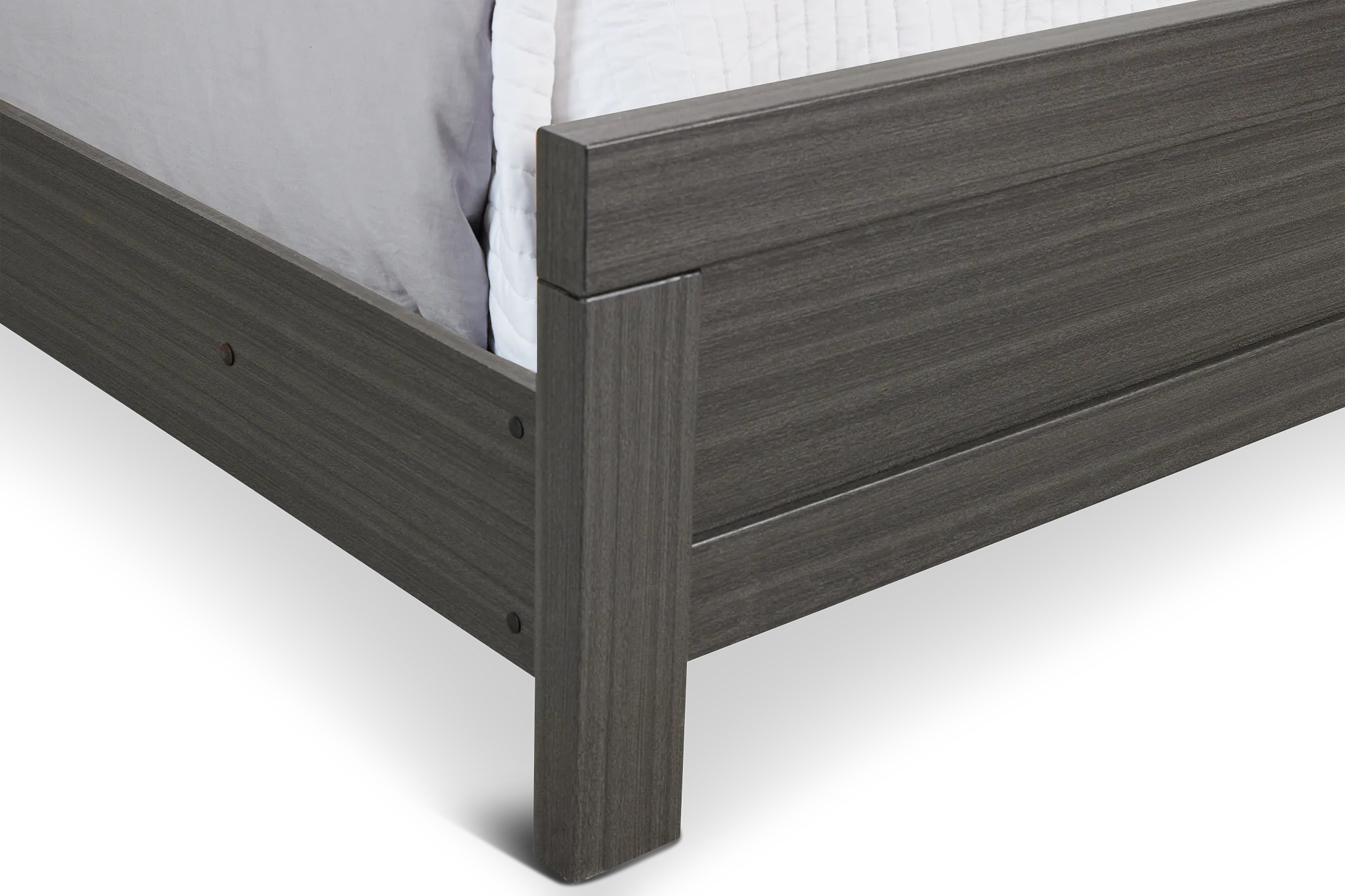 Everett Gray Panel Bed
