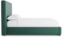 Grayton Joya Green 54" Upholstered Platform Bed