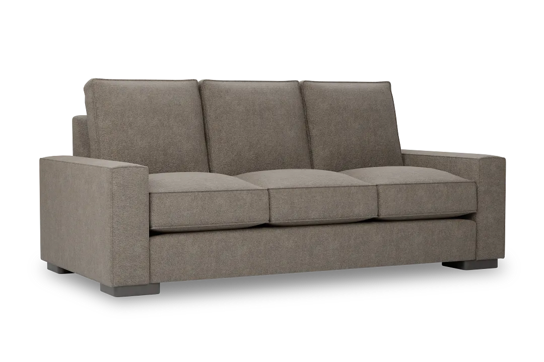 Edgewater Elite Brown 84" Sofa W/ 3 Cushions