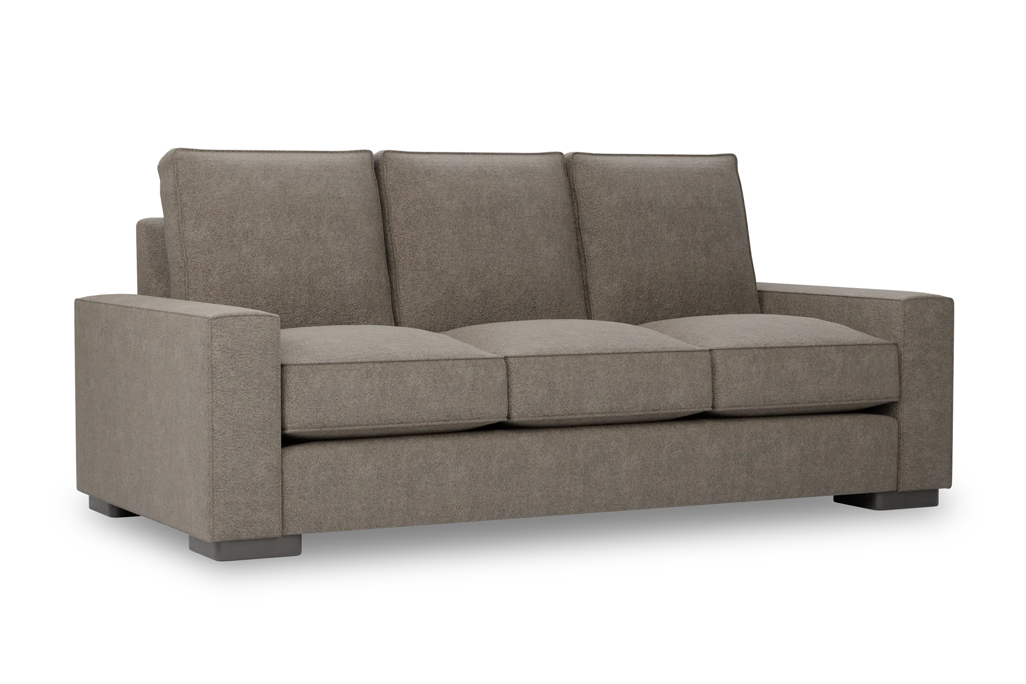 Edgewater Elite Brown 84" Sofa W/ 3 Cushions