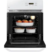 Ge P20 Series White 24" Single Electric Oven