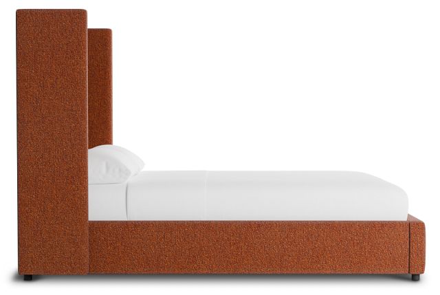Captiva Elite Medium Brown 60" Upholstered Shelter Bed