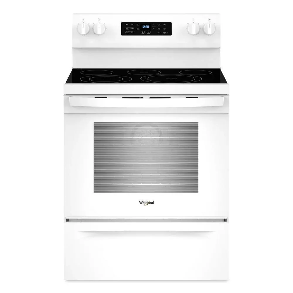 Whirlpool 5030 Series White Electric Range