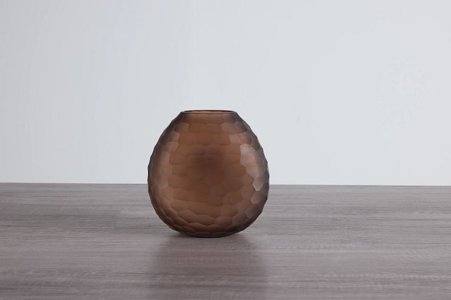 Joliet Brown Small Vase