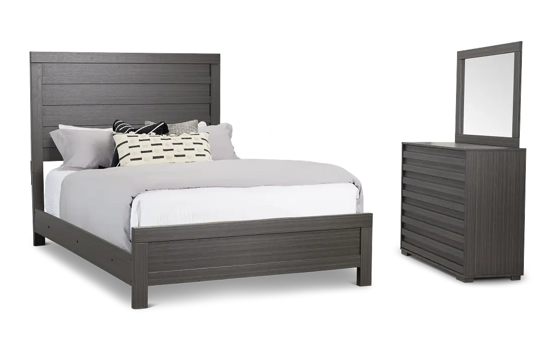 Everett Gray Panel Bedroom Everett Gray Panel Bedroom