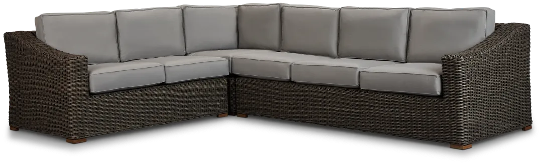 Canyon Gray Gray Medium Right Sectional
