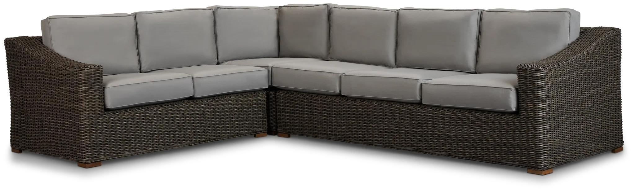 Canyon Gray Gray Medium Right Sectional