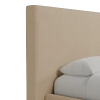 Grayton Elite Taupe 54" Upholstered Platform Bed