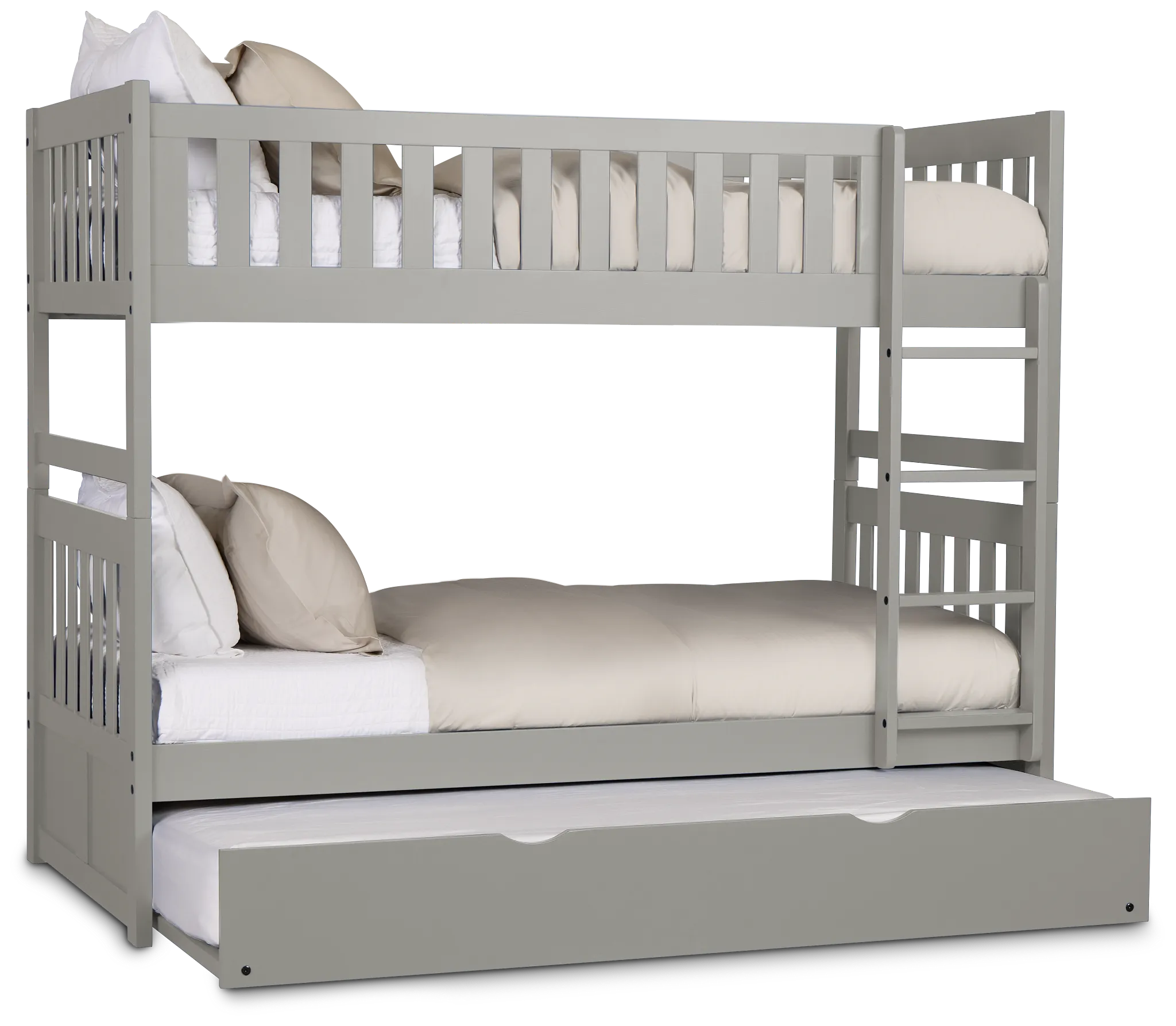 Charleston Gray Trundle Bunk Bed