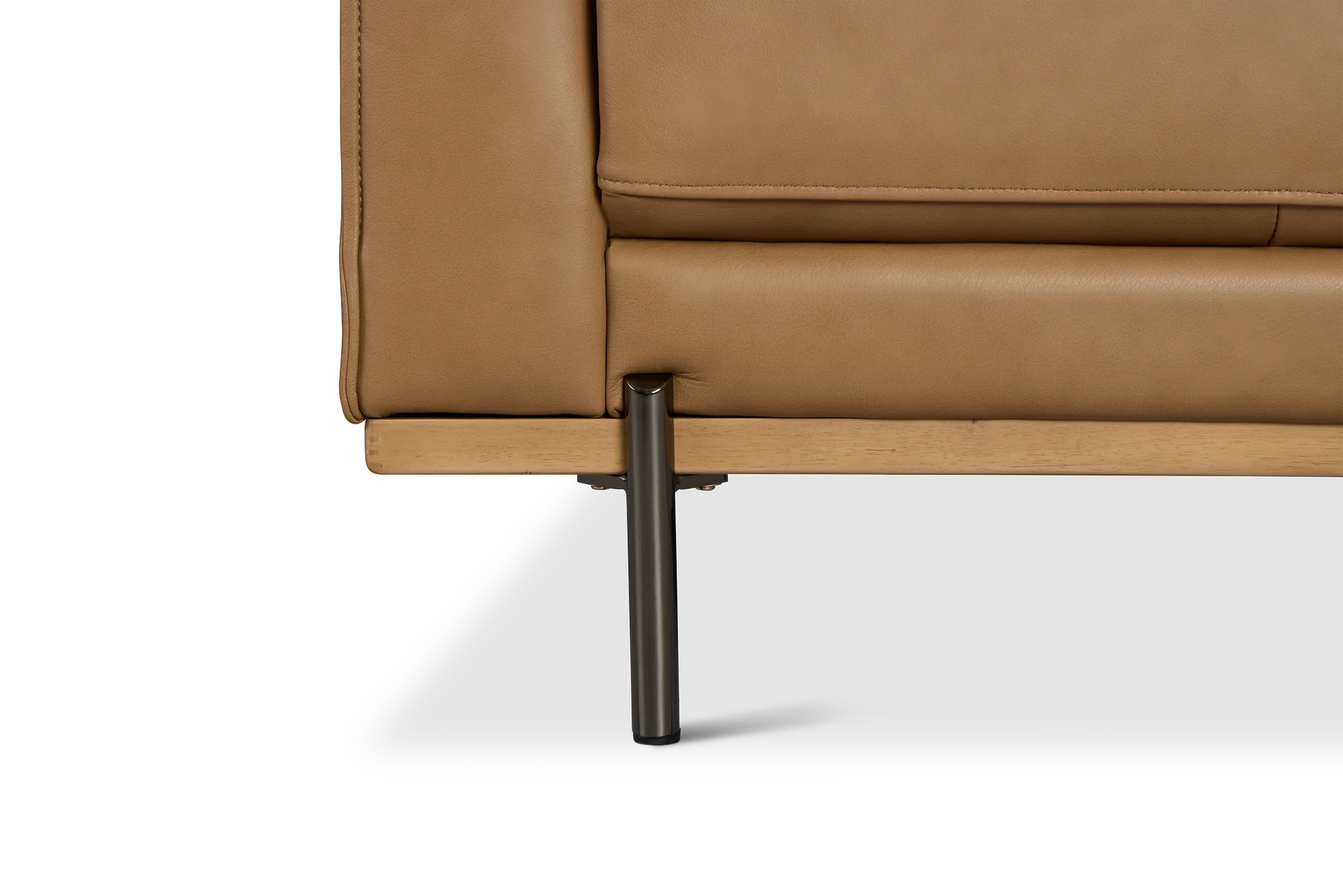 Tessa Light Brown Leather Chair