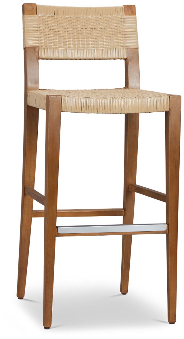 Avila Light Tone 30" Woven Barstool