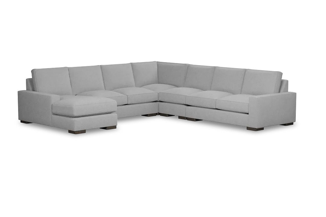 Edgewater Suave Gray Large Left Chaise Sectional