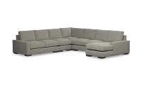 Edgewater Maguire Pewter Large Right Chaise Sectional