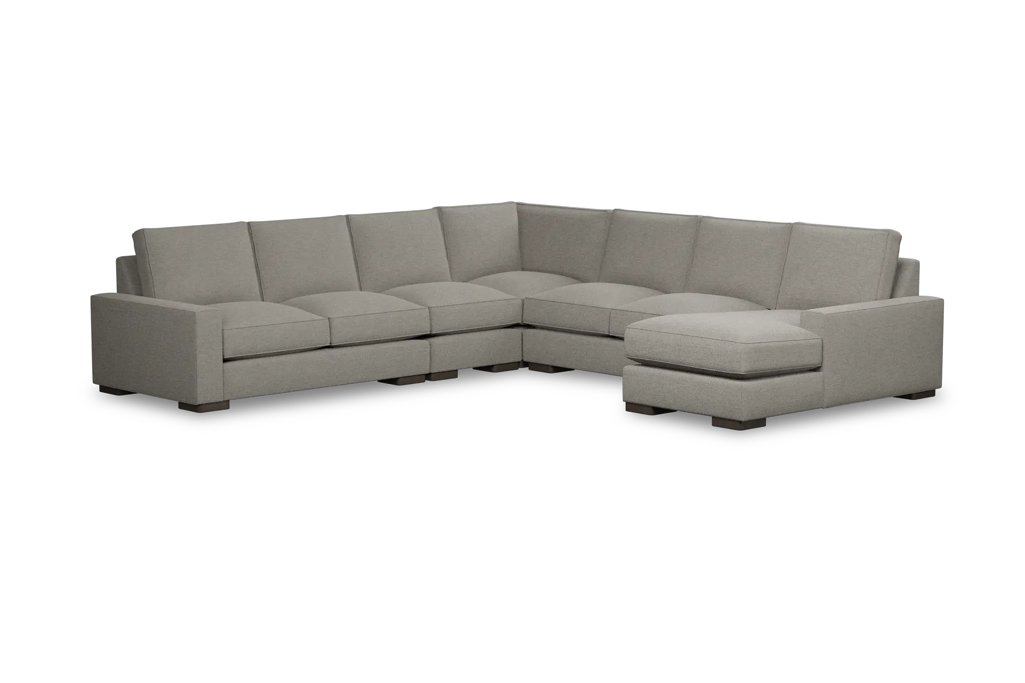 Edgewater Maguire Pewter Large Right Chaise Sectional Edgewater Maguire Pewter Large Right Chaise Sectional