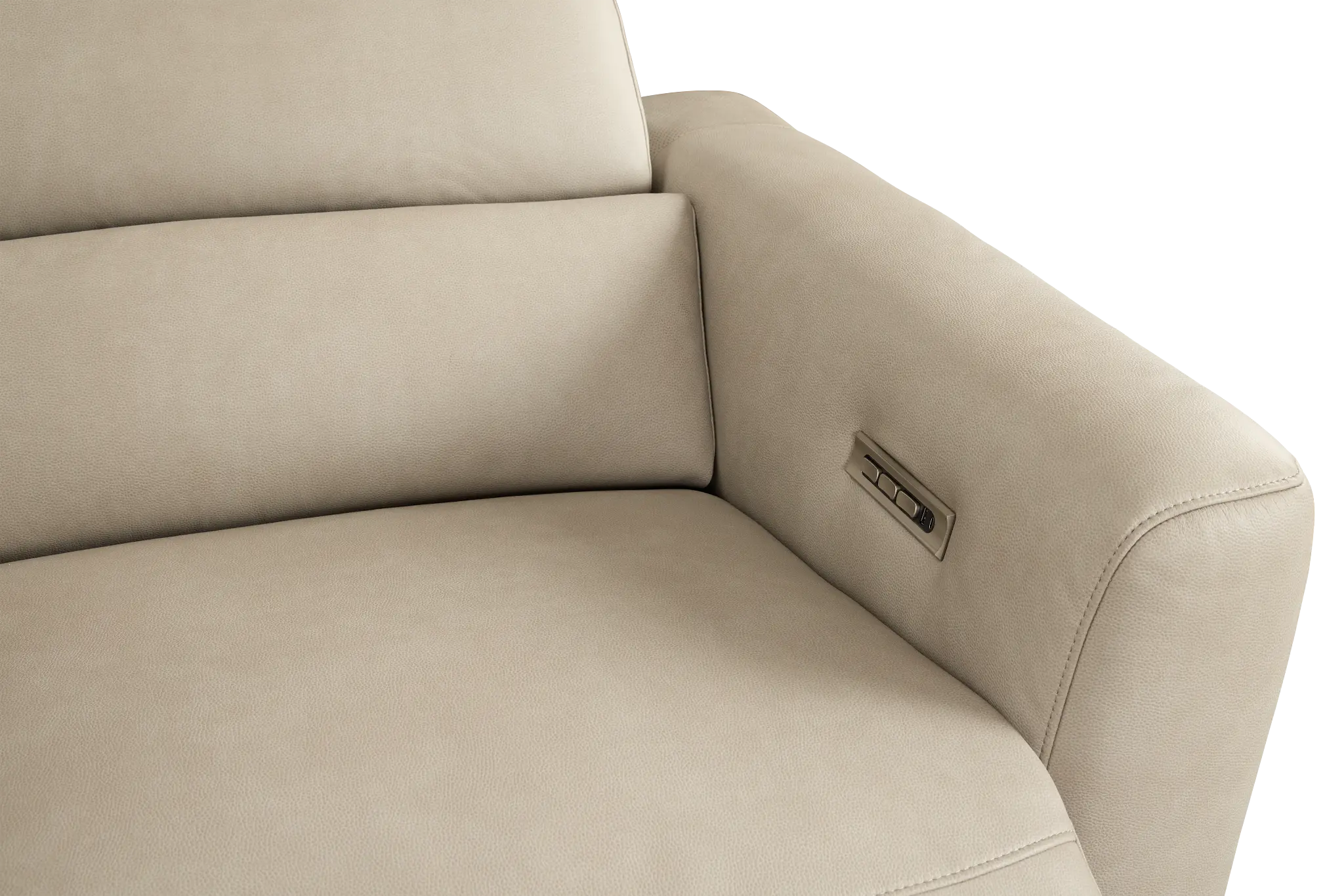 Melody Light Gray Storage Small Dual Power Left Chaise Sectional Melody Light Gray Storage Small Dual Power Left Chaise Sectional