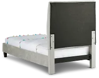 Lucy Taupe Uph Platform Bed