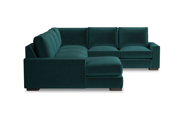 Edgewater Joya Teal Medium Left Chaise Sectional