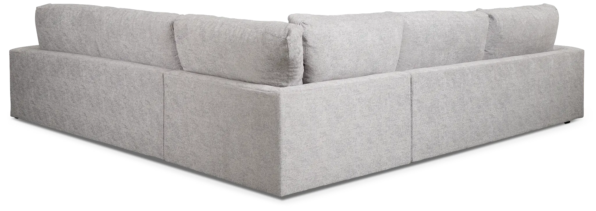 Calista Pewter Fabric Small Two-arm Sectional Calista Pewter Fabric Small Two-arm Sectional