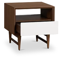 Flynn Mid Tone Square End Table