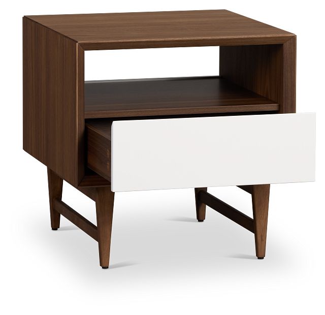 Flynn Mid Tone Square End Table