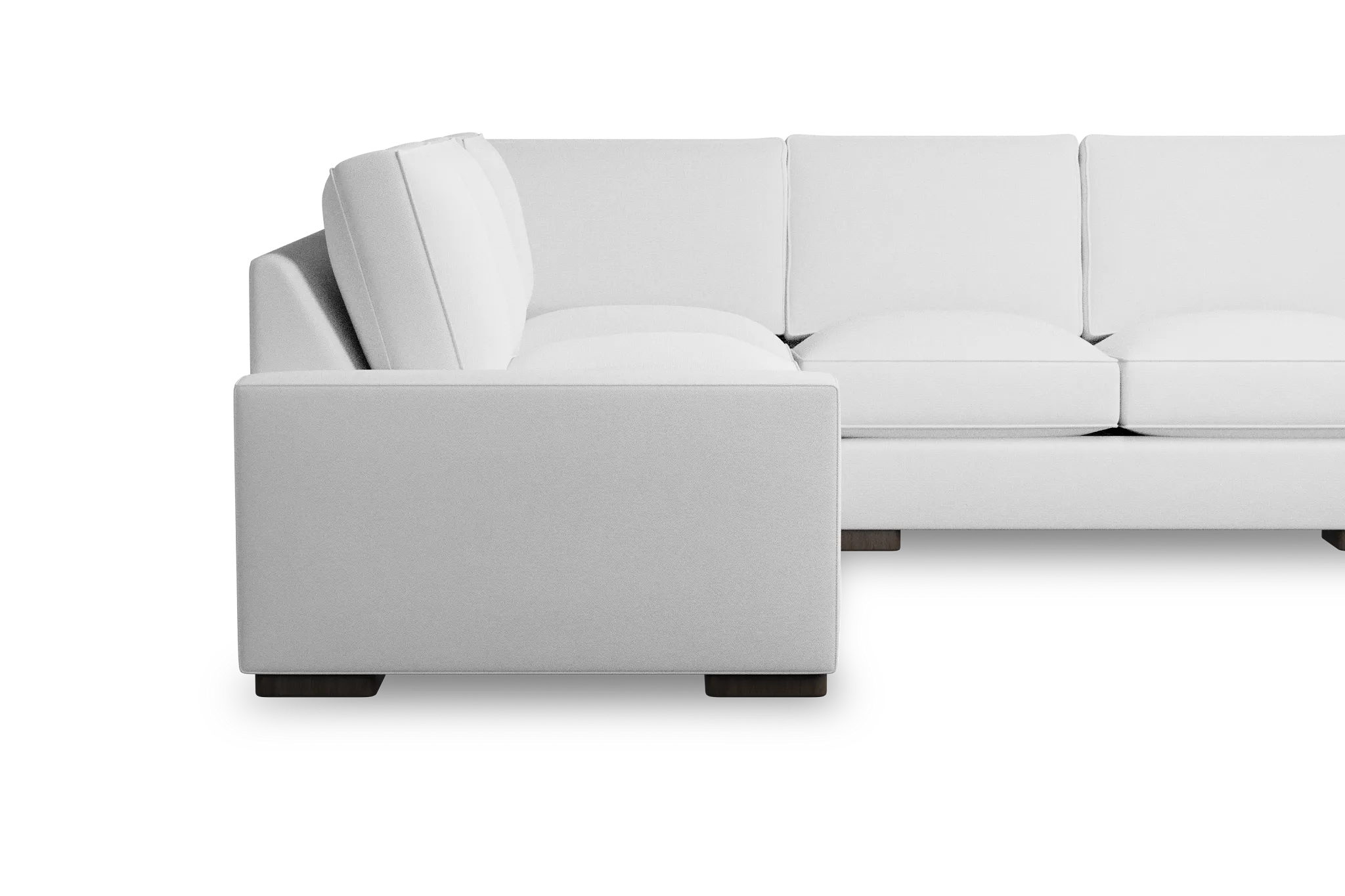 Edgewater Peyton White Medium Right Chaise Sectional