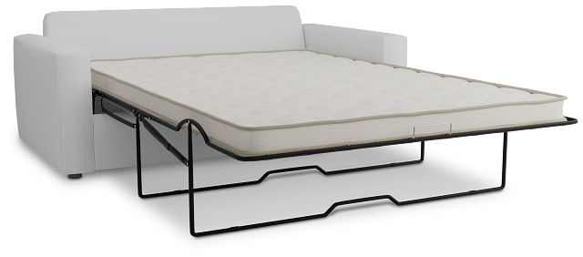 Siesta Suave White Fabric Innerspring Sleeper