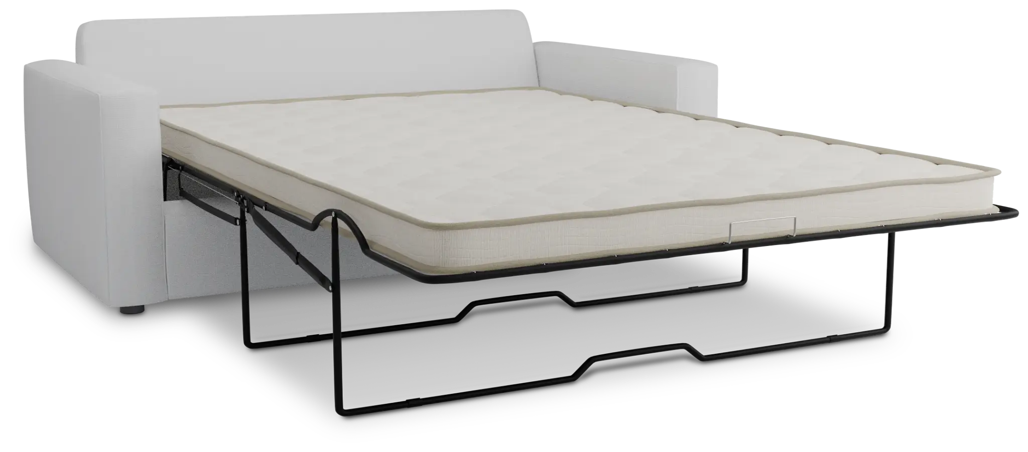 Siesta Suave White Fabric Innerspring Sleeper Siesta Suave White Fabric Innerspring Sleeper