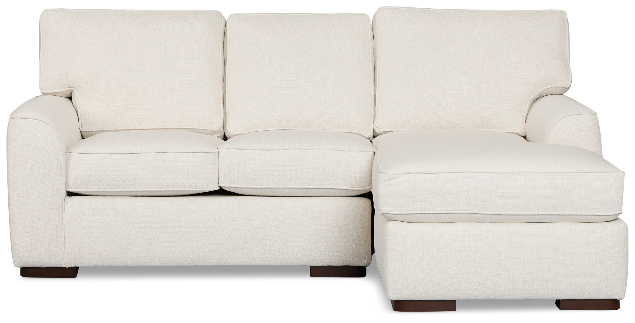 Sinclair Light Beige Fabric Right Chaise Sectional