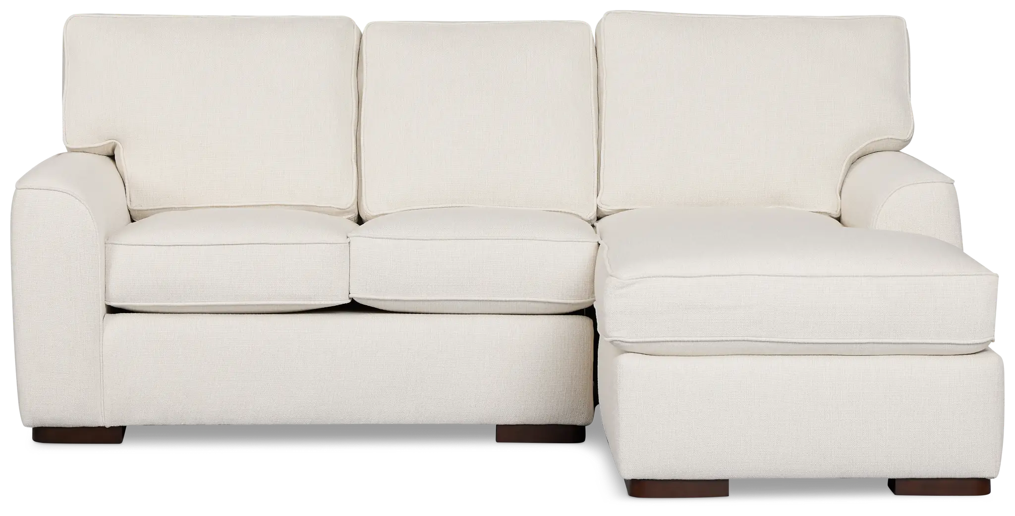 Sinclair Light Beige Fabric Right Chaise Sectional Sinclair Light Beige Fabric Right Chaise Sectional