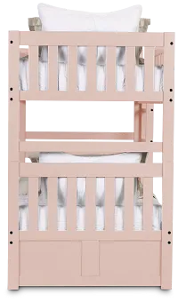 Charleston Pink Trundle Bunk Bed