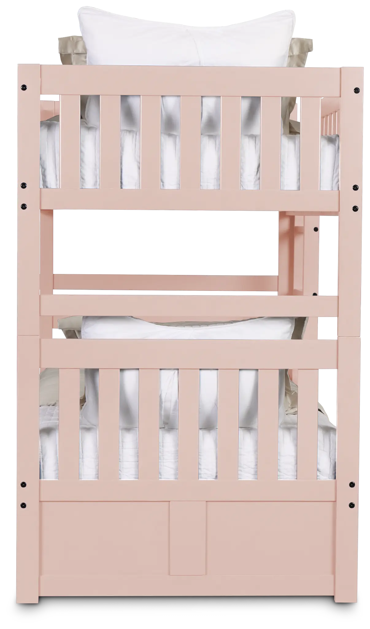 Charleston Pink Trundle Bunk Bed Charleston Pink Trundle Bunk Bed