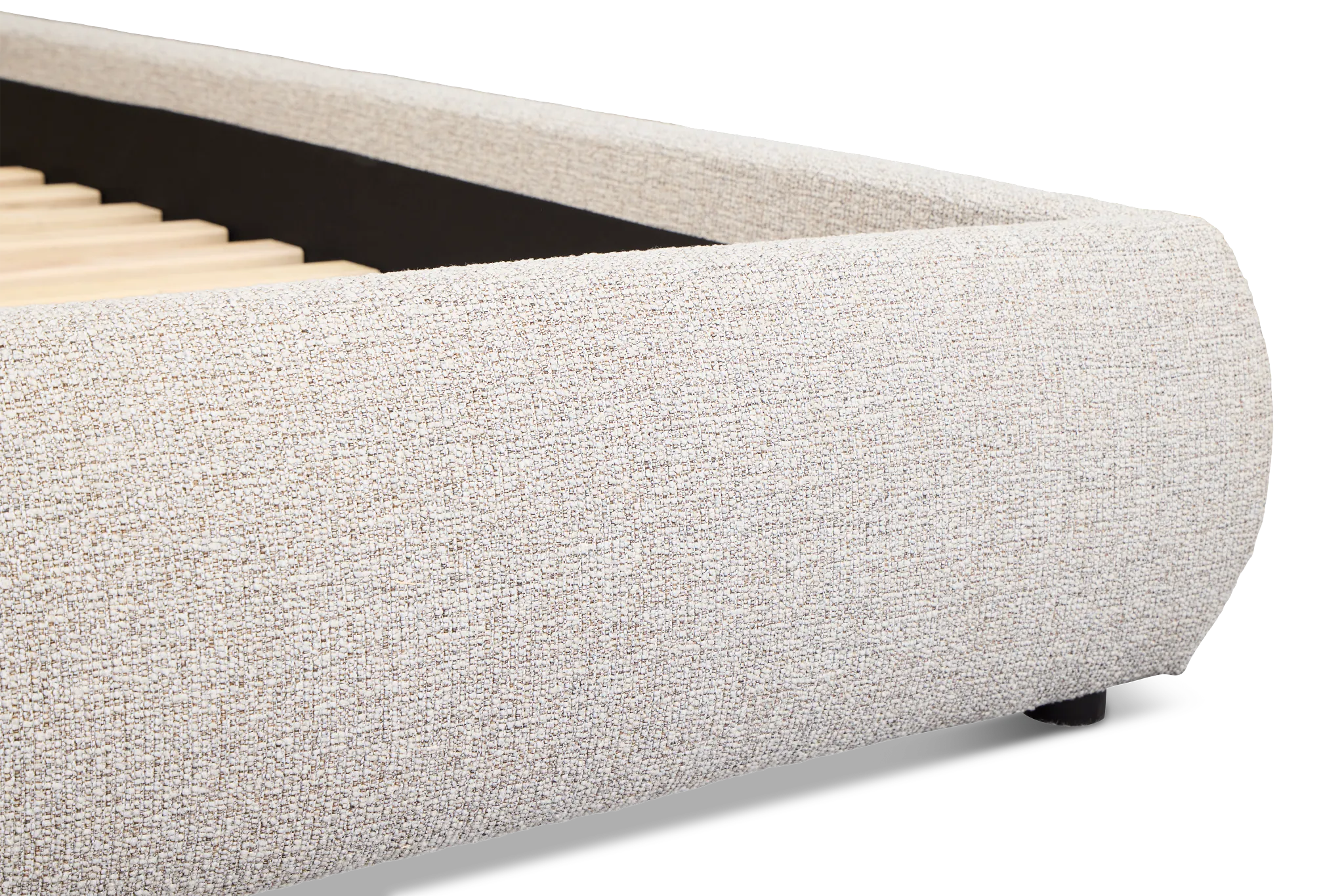 Nomad Light Beige Uph Platform Bed